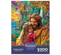 Jesus Christ 1000 Piece Jigsaw Puzzle for Adults And Kids-Challenging Puzzle Game,Home Decoration & Family Fun 70x50cm/1000pcs