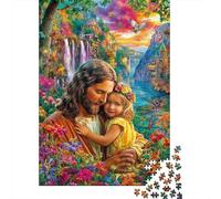 Jesus Christ 1000 Pieces Jigsaw Puzzle for Adults. Difficult Puzzle, Game Challenge Toy, Home Decoration 52x38cm/1000pcs