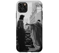 Jesus Christ Arrested Pontius Pilate Biblical Painting Black Case for iPhone 11 Pro Max