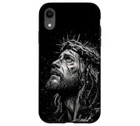Jesus Christ Artistic Portrait Christian Religious Grunge Case for iPhone XR