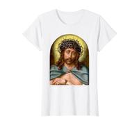 Jesus Christ as Man of Sorrows Painting Quentin Metsys 1500s Value Graphic T-Shirt