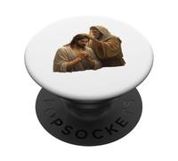 Jesus Christ Baptized by John the Baptist Sacred Art PopSockets Adhesive PopGrip