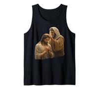 Jesus Christ Baptized by John The Baptist Sacred Art Tank Top