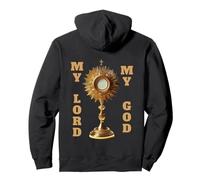Jesus Christ Blessed Sacrament My Lord (design on the BACK) Pullover Hoodie