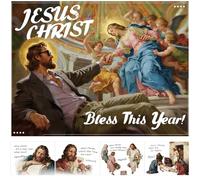 Jesus Christ Calendar Funny 2026,Catholic Calendar 2026,Quirky Jesus Christian Gifts Wall Calendar,Religious Gift For Christmas Secret Santa