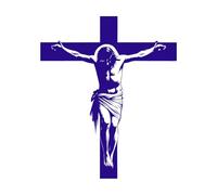 Jesus Christ Clipart Design and Jesus Son of god Engraving Decals 41x48.8cm Self Adhesive DarkBlue