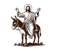 Jesus Christ Clipart Design and Jesus Son of god Engraving Decals 41x50.2cm Multiple Size Options Coffee