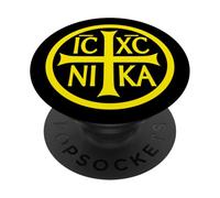 Jesus Christ Conqueror IC XC NIKA PopSockets Adhesive PopGrip