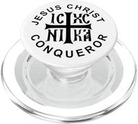 Jesus Christ Conqueror IC XC NIKA PopSockets PopGrip for MagSafe