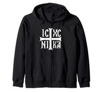 Jesus Christ Conqueror IC XC NIKA Zip Hoodie