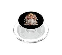 Jesus Christ Coquette Christian Easter Crown Floral Rose Bow PopSockets PopGrip for MagSafe