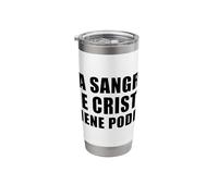 Jesus Christ Cross Bible Verse Sayings Christian Devotion Stainless Steel Insulated Tumbler
