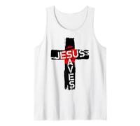 Jesus Christ Cross Bible Verse Sayings Christian Devotion Tank Top