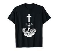 Jesus Christ Cross. Faithful Christian Design T-Shirt