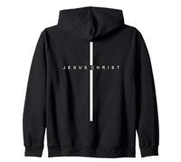 Jesus Christ Cross - Love God Christian Church Zip Hoodie