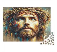 Jesus Christ Crown 1000 Piece Jigsaw Puzzle with Perfect Snap Fit Favourites Jigsaw As A Brain Training Puzzle for Wall Decoration And Gifts 70x50cm/1000pcs
