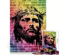Jesus Christ Crown Agony 1000 Piece Jigsaw Puzzles for Adults Unwind Game Snug Cut Playful Challenge Wall Accent (38x52cm)