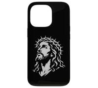 Jesus Christ Crown Of Thorns Christian Easter Icon Case for iPhone 13 Pro