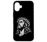 Jesus Christ Crown Of Thorns Christian Easter Icon Case for iPhone 16 Plus