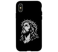 Jesus Christ Crown Of Thorns Christian Easter Icon Case for iPhone X/XS