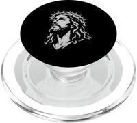 Jesus Christ Crown Of Thorns Christian Easter Icon PopSockets PopGrip for MagSafe