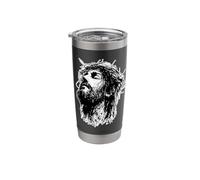 Jesus Christ Crown of Thorns Sketch Stainless Steel Insulated Tumbler