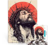 Jesus Christ Crown of ThornsJigsaw Puzzles for teenagers 1000 Piece Intellectual Game is ideal as a gift for the whole family 38x26cm
