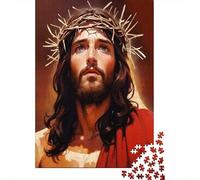 Jesus Christ Crown Puzzles 1000 Piece for Adults Game for The Whole 38x26cm/1000pcs