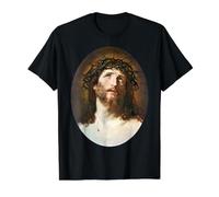 Jesus Christ Crowned with Thorns Painting Guido Reni 1622 Value Graphic T-Shirt, Men, Black, M