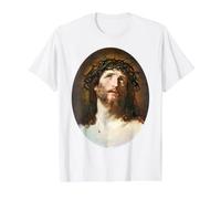 Jesus Christ Crowned with Thorns Painting Guido Reni 1622 Value Graphic T-Shirt, Men, White, XL