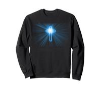 Jesus Christ Design for Christians Men Women Christian Cross Sweatshirt