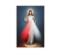 Jesus Christ Divine Mercy Poster Artworks Picture Print Poster Wall Art Painting Canvas Decor Home Posters 16x24inch(40x