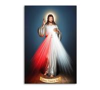 Jesus Christ Divine Mercy Poster Decorative Painting Canvas Wall Posters And Art Picture Print Modern Family Bedroom Decor Posters 08x12inch(20x30cm)