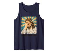 Jesus Christ Face Palm I Never Said that Funny Christian Tank Top