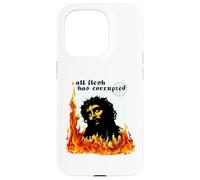 Jesus Christ Fire Metalhead TxRxP Original Sin Faith Bible Case for iPhone 15 Pro