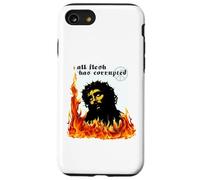 Jesus Christ Fire Metalhead TxRxP Original Sin Faith Bible Case for iPhone SE (2020) / 7/8