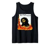 Jesus Christ Fire Metalhead TxRxP Original Sin Faith Bible Tank Top