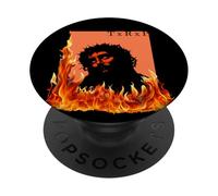 Jesus Christ Fire Pagan Code TxRxP Faith Bible God PopSockets Adhesive PopGrip