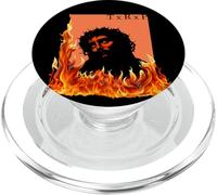 Jesus Christ Fire Pagan Code TxRxP Faith Bible God PopSockets PopGrip for MagSafe