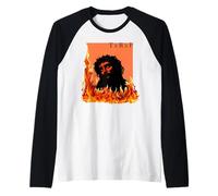 Jesus Christ Fire Pagan Code TxRxP Faith Bible God Raglan Baseball Tee