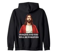 Jesus Christ Forgiveness Inspirational Motivational Quotes Zip Hoodie