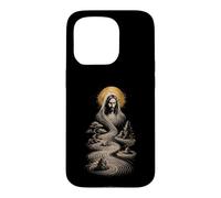 Jesus Christ Garden Zen Prayer Design Sacred Icon Artwork Case for iPhone 15 Pro