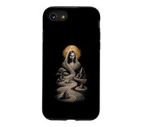 Jesus Christ Garden Zen Prayer Design Sacred Icon Artwork Case for iPhone SE (2020) / 7/8