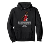 Jesus Christ God's Transcendence Isaiah 55:8-9 Bible Verse Pullover Hoodie