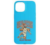 Jesus Christ He Is Rizzin Funny Basketball Christian Vintage Case for iPhone 15