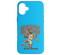 Jesus Christ He Is Rizzin Funny Basketball Christian Vintage Case for iPhone 16 Plus