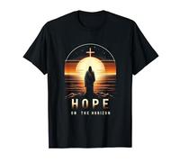 Jesus Christ Hope on the Horizon Easter Tee Christian Faith T-Shirt