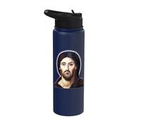 Jesus Christ Icon Portrait at St. Catherine Monastery Stainless Steel Insulated Water Bottle