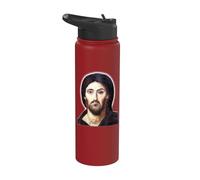 Jesus Christ Icon Portrait at St. Catherine Monastery Stainless Steel Insulated Water Bottle