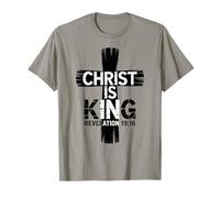 Jesus Christ is King Christian Faith Kingship Religious T-Shirt
